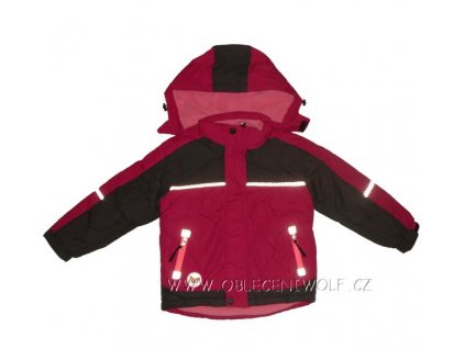 Dívčí růžová zimní bunda