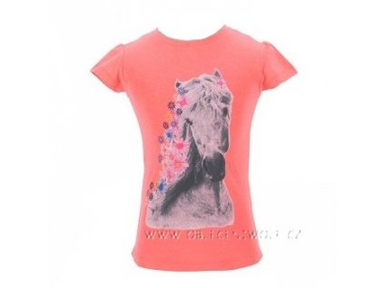 WOLF dívčí oranžové tričko 98-128