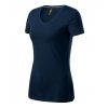 Action V-neck tričko dámské námořní modrá