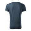 Pánské tričko Fusion tmavý denim melír
