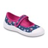 Dívčí balerínky BEFADO TIM 208X030 - hvězdičky (Velikost 26)