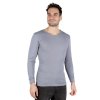 Pánské triko s dlouhým rukávem EVONA JAN šedé (Velikost 46)