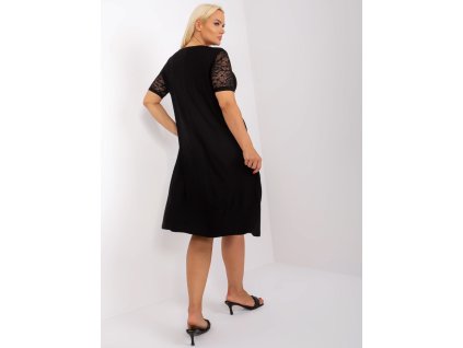 pol pl Hurtownia Czarna asymetryczna sukienka plus size 399863 5