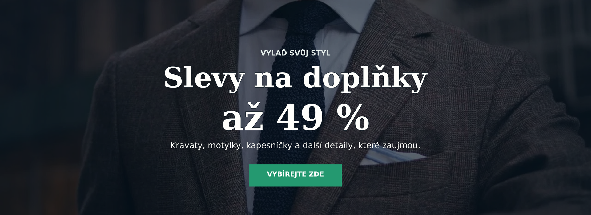 Pánské kravaty Obleč oblek