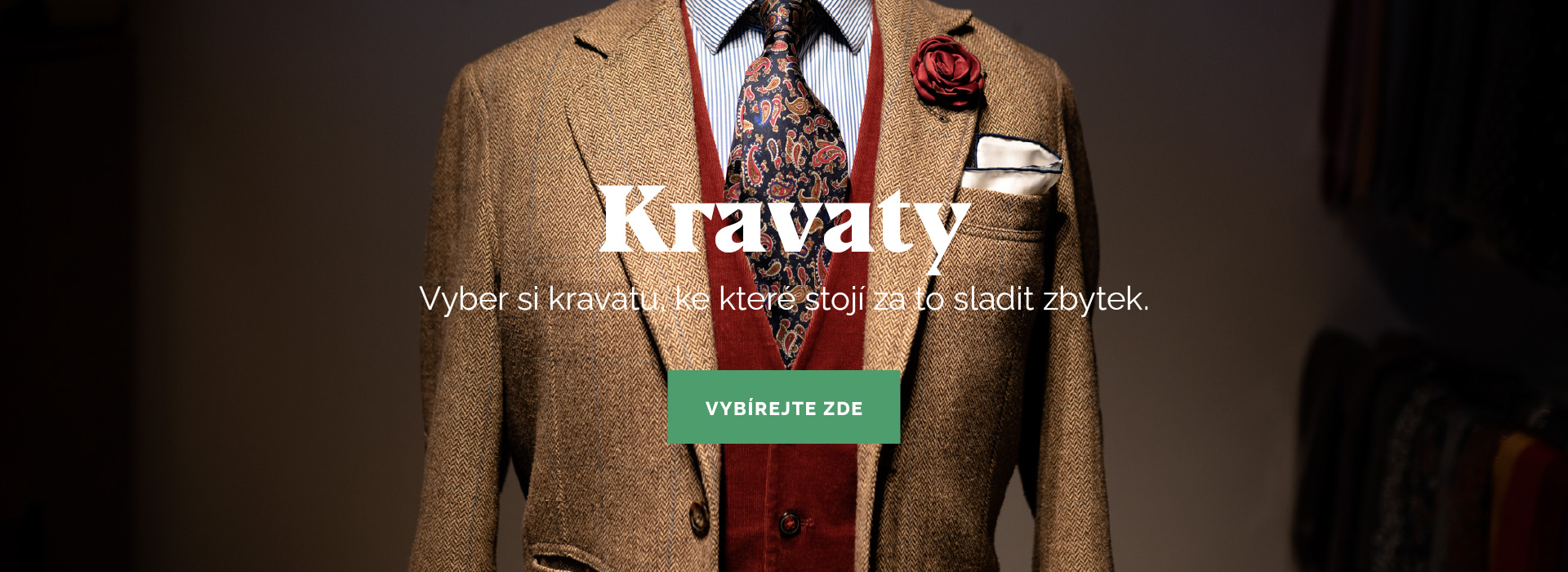 Pánské kravaty Obleč oblek