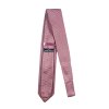 Lososová růžová  pletená pánská kravata