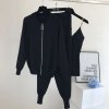 TIP - Luxusní módní set kalhoty + tílko + mikina na rozepínání