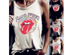 Štýlové letné tielko Rolling Stones