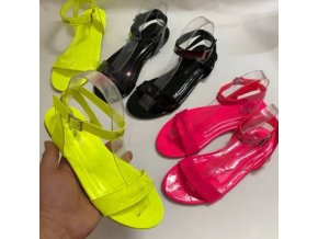 Letné módne dámske sandále s pásikom