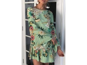 Dámske retro kvetované šaty