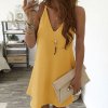 Voľné letné jednofarebné šaty - viac farieb až 5XL
