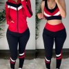 Športová fitness súprava legíny s mikinou + športová podprsenka