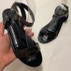 Letné módne dámske sandále s pásikom