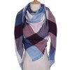 2017 Winter Brand Designer Triangle Scarf Women Shawl Cashmere Autumn Plaid Wool Scarves Blanket Wholesale Drop