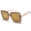 Luxusné dámske slnečné okuliare s diamantovým efektom