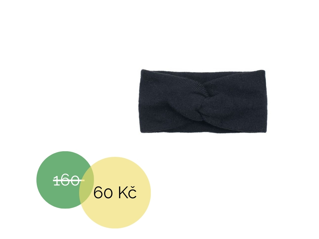 Dámská čelenka černá