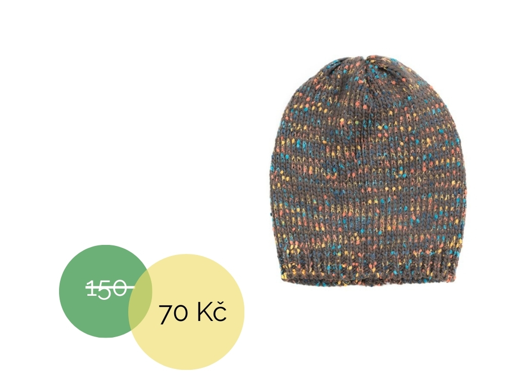 Čepice barevná