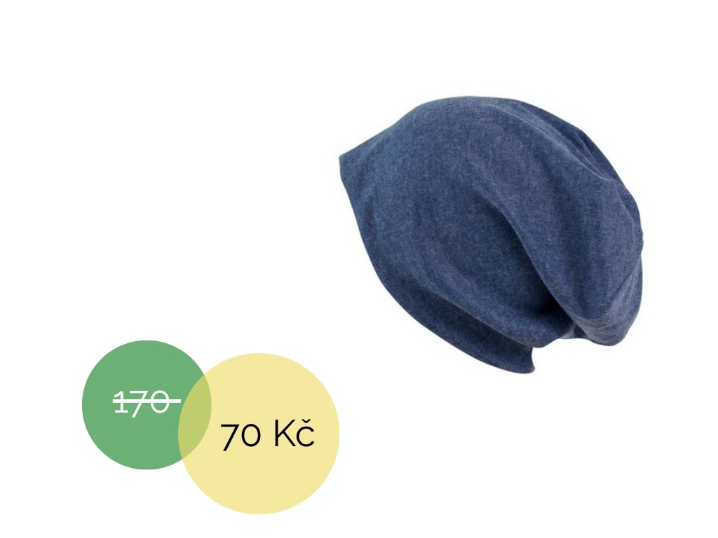 Úpletová homeleska modrá