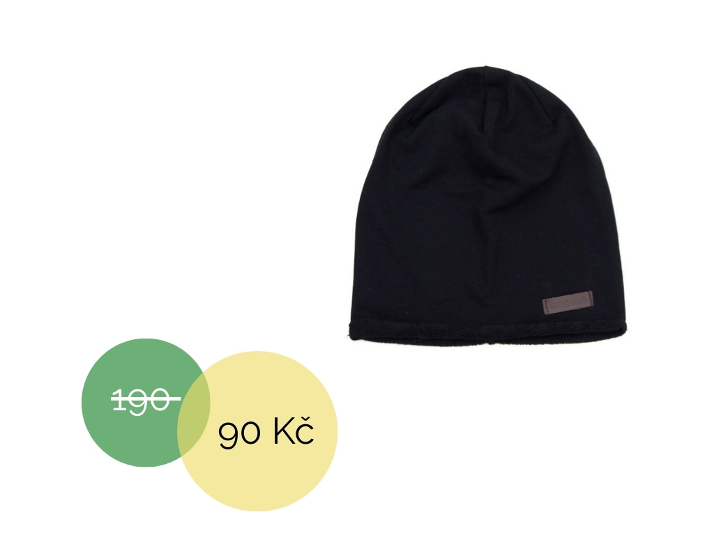 Úpletová RELAX homeleska černá