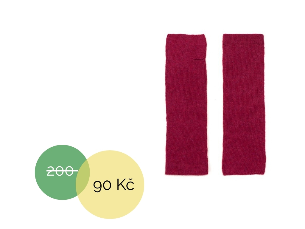 Rukavice návleky vínové