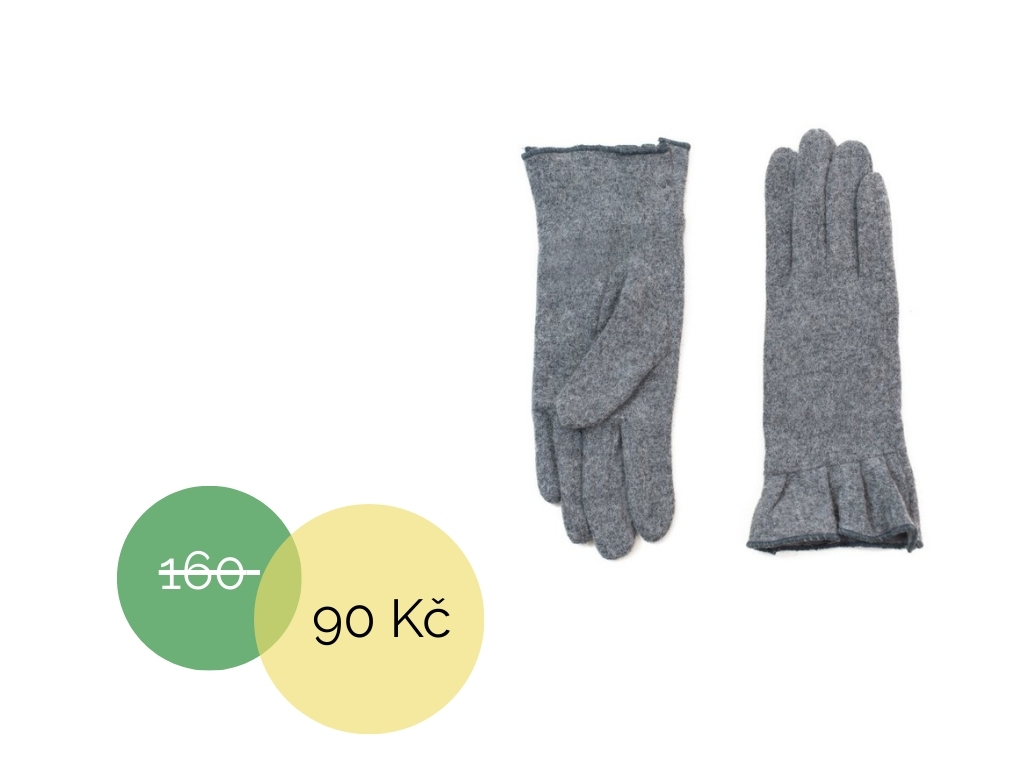 Dámské rukavice šedé