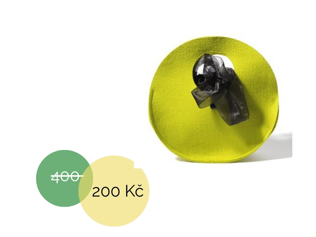 Kruhová taška COLLO M limetková