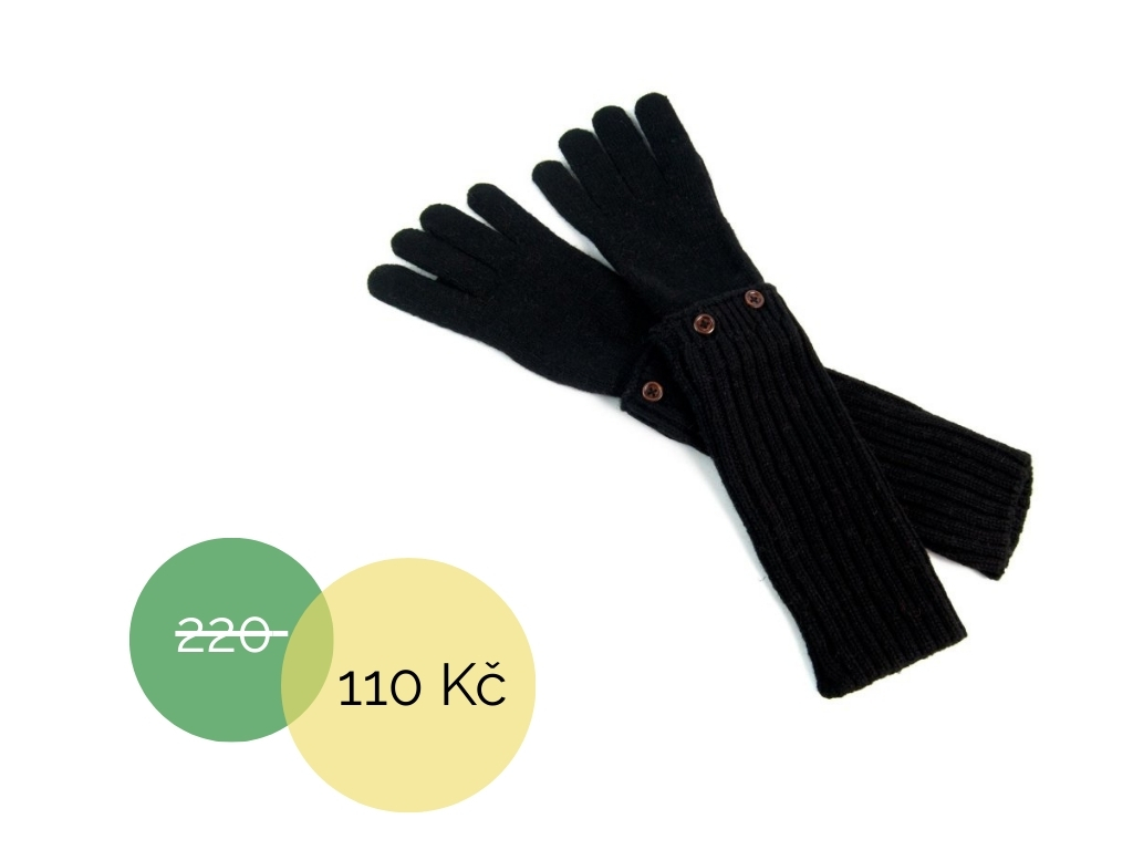 Nastavitelné rukavice černé