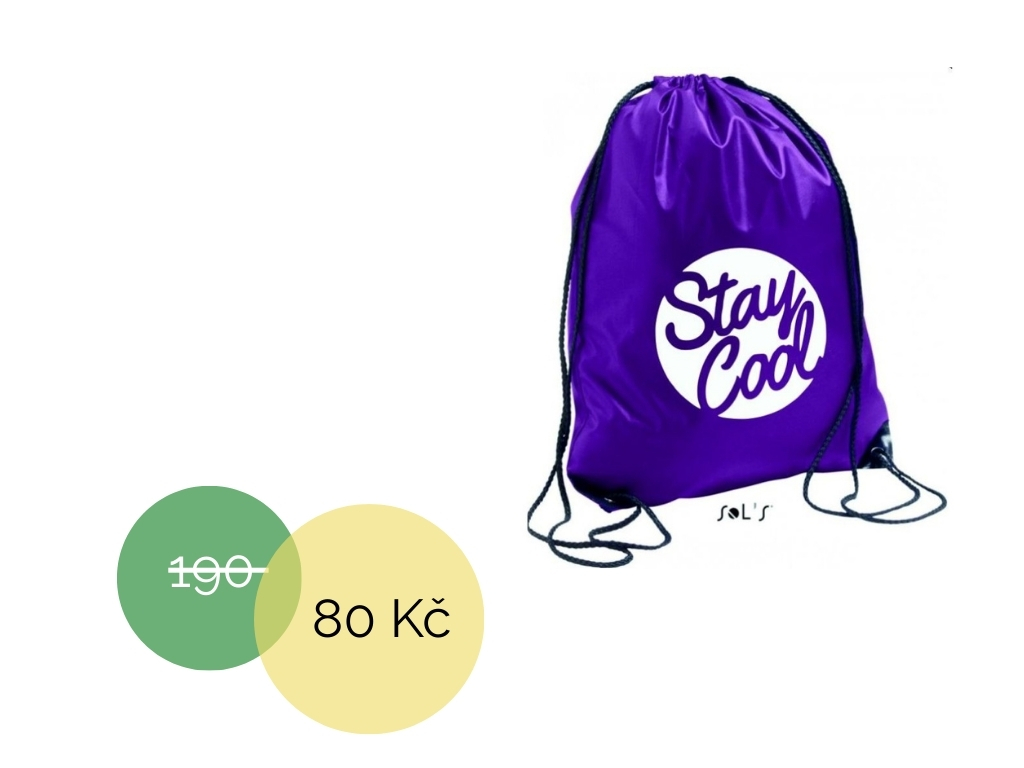 Stay cool vak na záda fialový