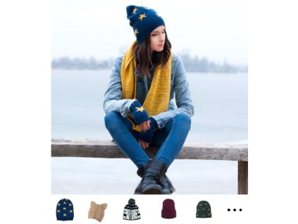 Dámské zimní čepice