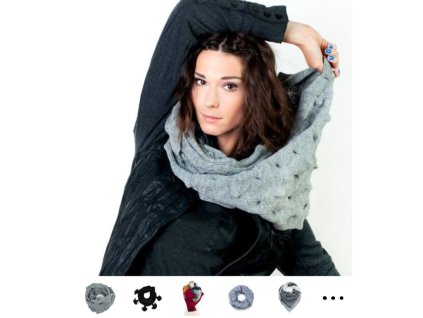 Dámské zimní šály