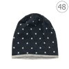 upletova cepice hvezdy tmave seda 48