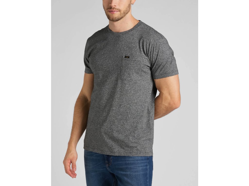 Pánské tričko LEE L66JWT01 ULTIMATE POCKET TEE Black Velikost: M