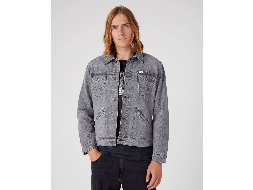 Pánská džínová bunda WRANGLER W4MJEBY91 124MJ Bright Side Velikost: XL