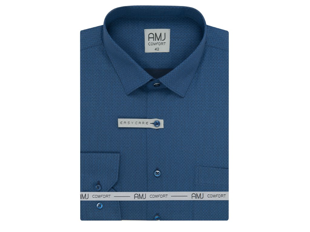Pánská košile dlouhý rukáv AMJ VDSB 1388 Slim Fit Comfort Velikost: 41