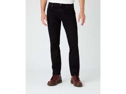 Pánské džíny WRANGLER W12SHP19A TEXAS SLIM Black Valley