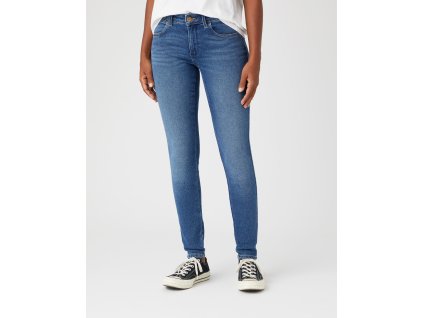 Dámské džíny WRANGLER W28KTX386 SKINNY STRETCH Airblue