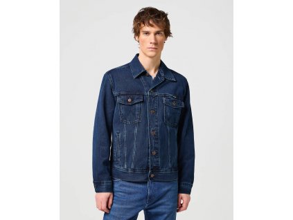 Džínová bunda WRANGLER W410YN29H 112146047 CASUAL FIT AUTHENTIC JACKET Coalblue Stone