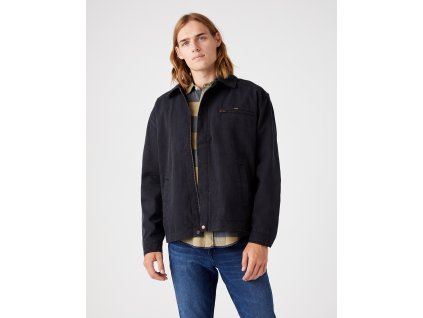 Pánská bunda WRANGLER W4G0YG100 WORKER JACKET Black