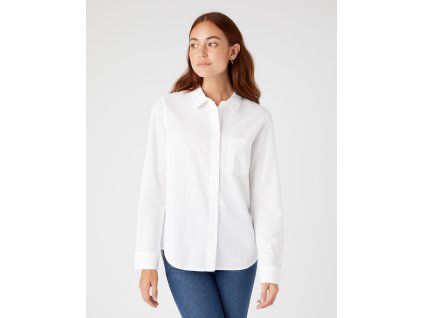Dámská košile WRANGLER W5T5OZ989 1 PKT SHIRT White