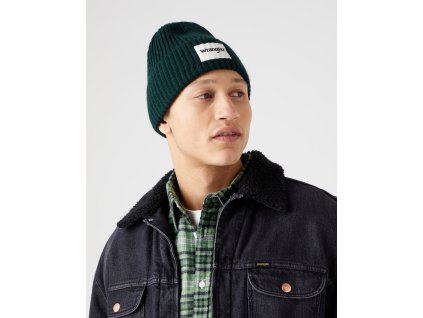 Čepice WRANGLER W0W2UHG49 RIB BEANIE Sycamore Green