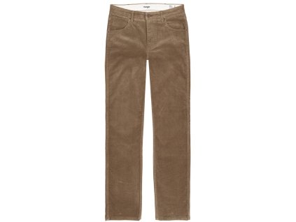 Pánské manšestrové kalhoty WRANGLER W15QEC455 112339315 GREENSBORO STRETCH Teak