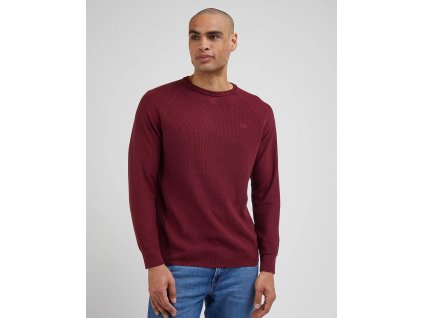 Pánský svetr LEE L83PKHA84 112341693 RAGLAN CREW KNIT Port