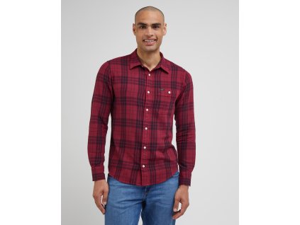 Pánská košile LEE L66NROA84 112341764  LEESURE SHIRT Port