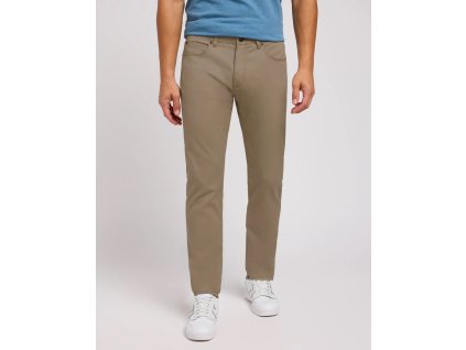Pánské kalhoty LEE 112349247 Slim Fit MVP Tawny Brown