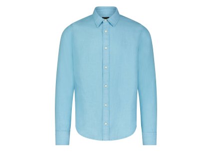 Pánská košile dlouhý rukáv LEE 112349050 PATCH SHIRT Preppy Blue