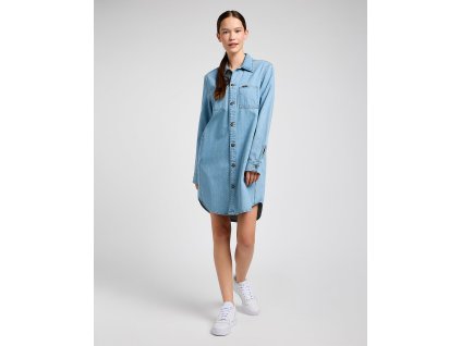 Šaty LEE 112349526 UNIONALL SHIRT DRESS Light Vibes