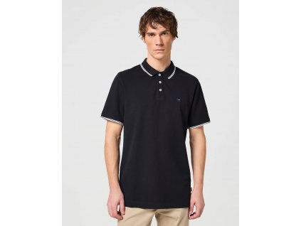 Pánská POLOKOŠILE WRANGLER 112350404 POLO SHIRT Black