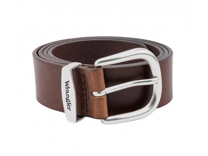 Kožený opasek WRANGLER 112352692 EASY BELT Brown