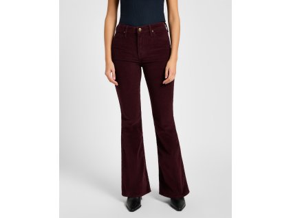 Dámské manšestrové kalhoty LEE 112355237 BREESE Velvet Beet