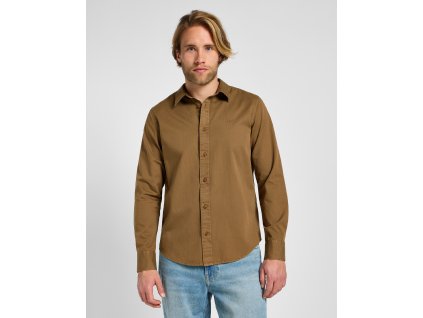 Pánská košile dlouhý rukáv LEE 112355740 PATCH SHIRT Buffalo